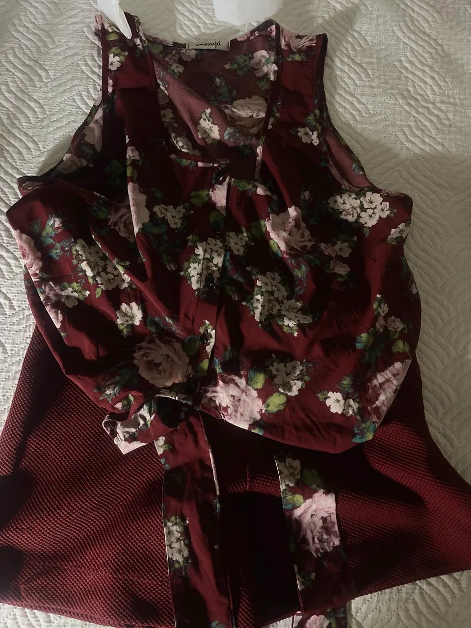 macacão vermelho - tamnaho M