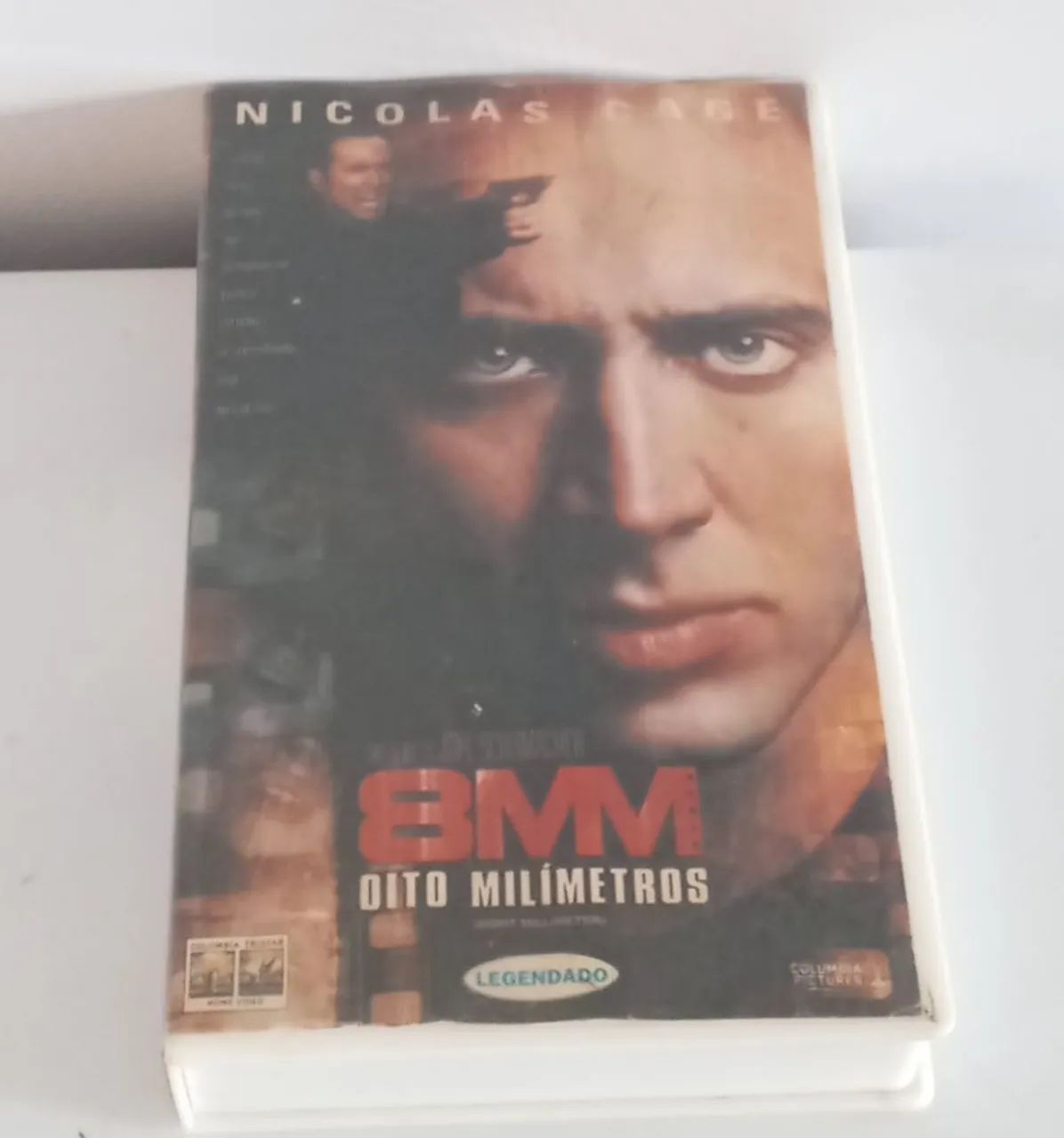 Fita VHS do Filme 8mm Com Nicolas Cage, Joaquin Phoenix e James