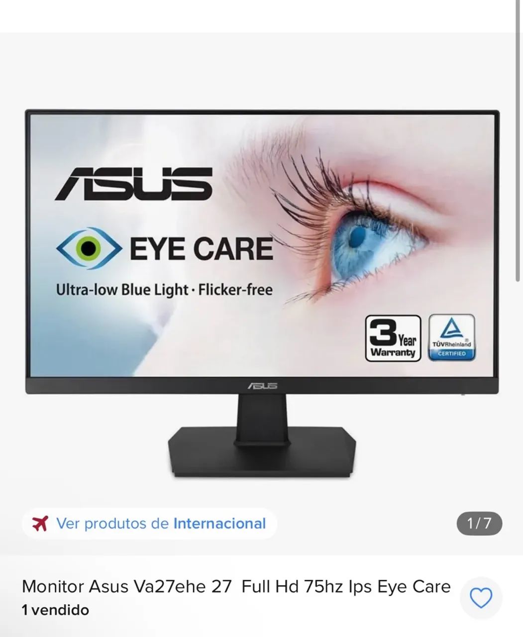 Monitor asus 23.5 polegadas  - Foto 3