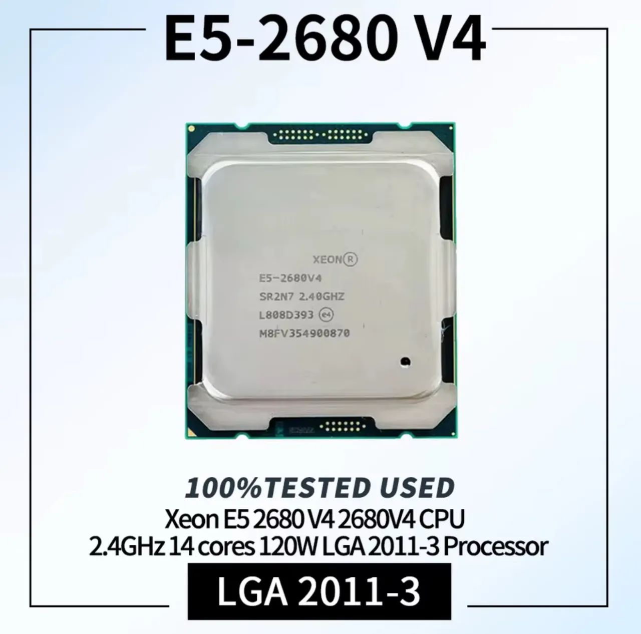 Processador e5 2680 v4 só pegar o colocar no pc 