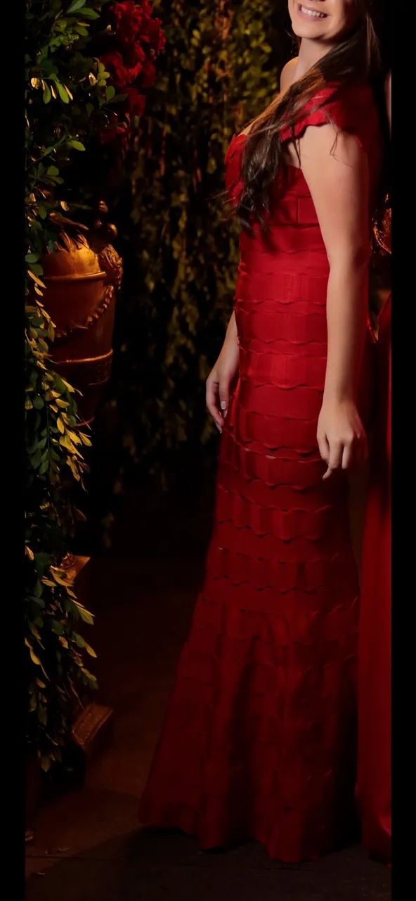 Vestido Longo Vermelho  - Foto 3