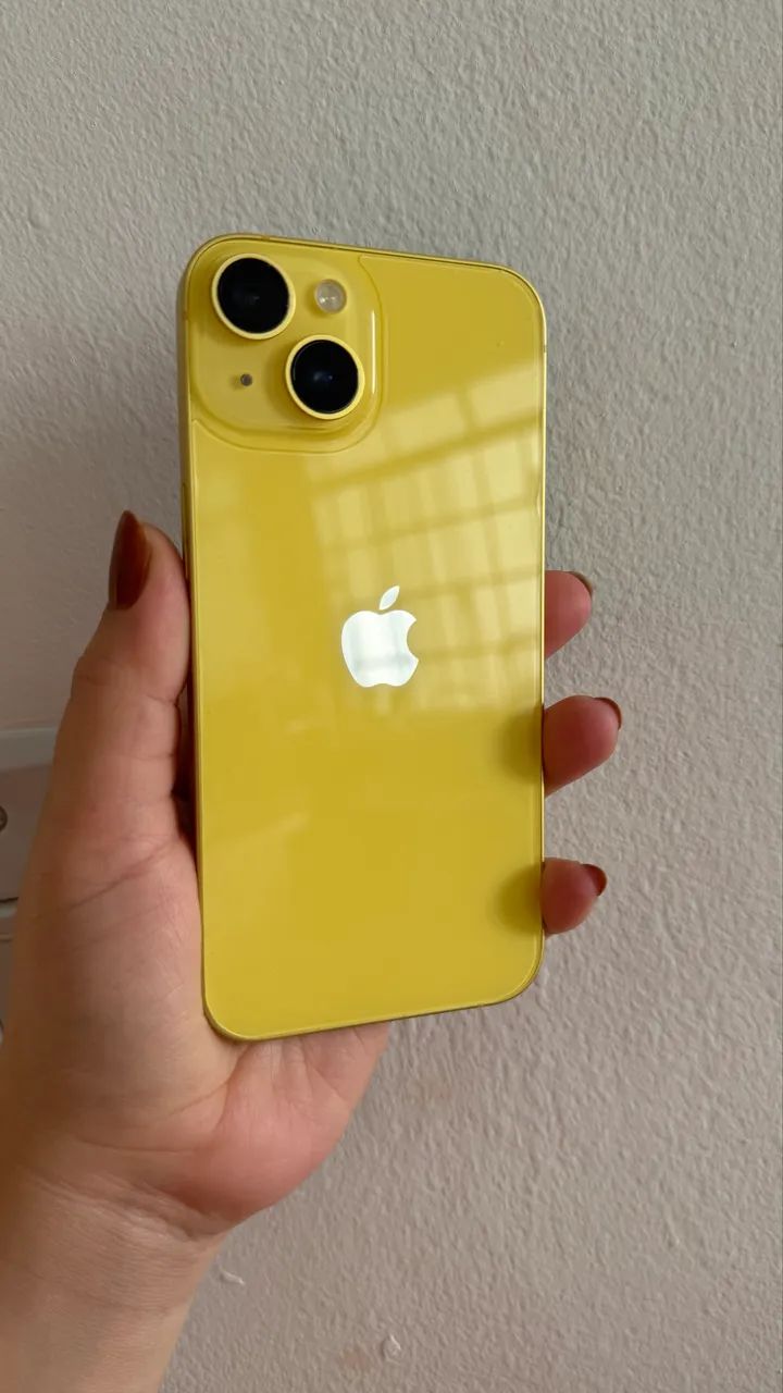 iPhone 14 amarelo 256g - Foto 5