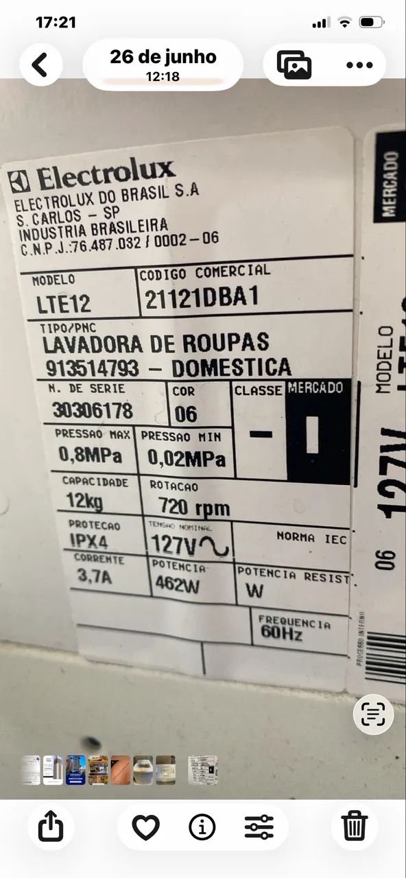 Lavadora de roupas Eletrolux 12 kgs - Foto 2