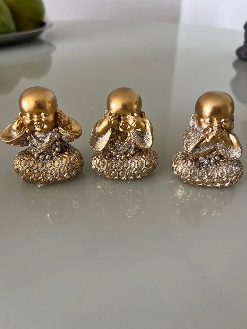 Trio de mini Buda bebê 