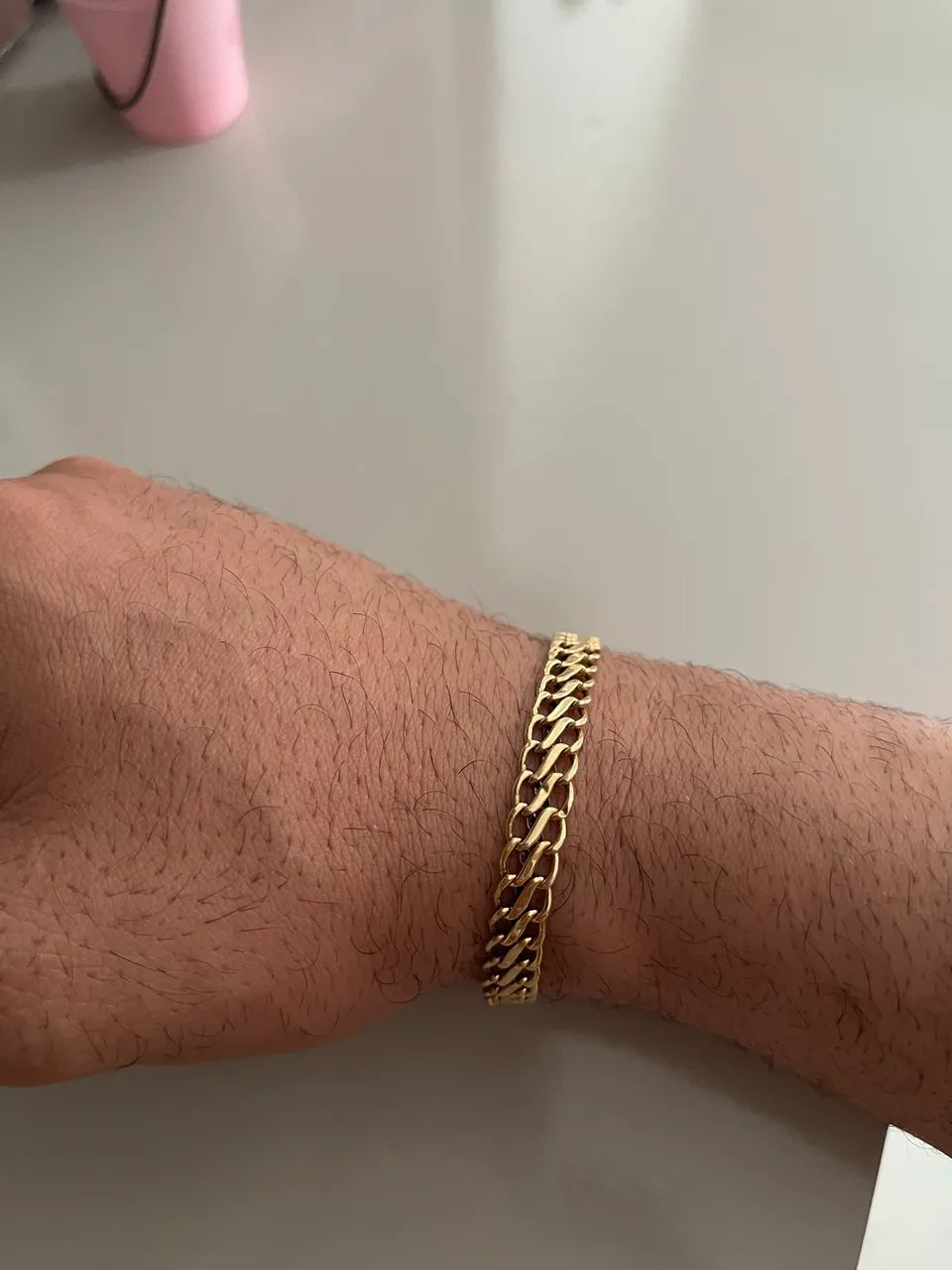 Pulseira de ouro 18k lacraia 
