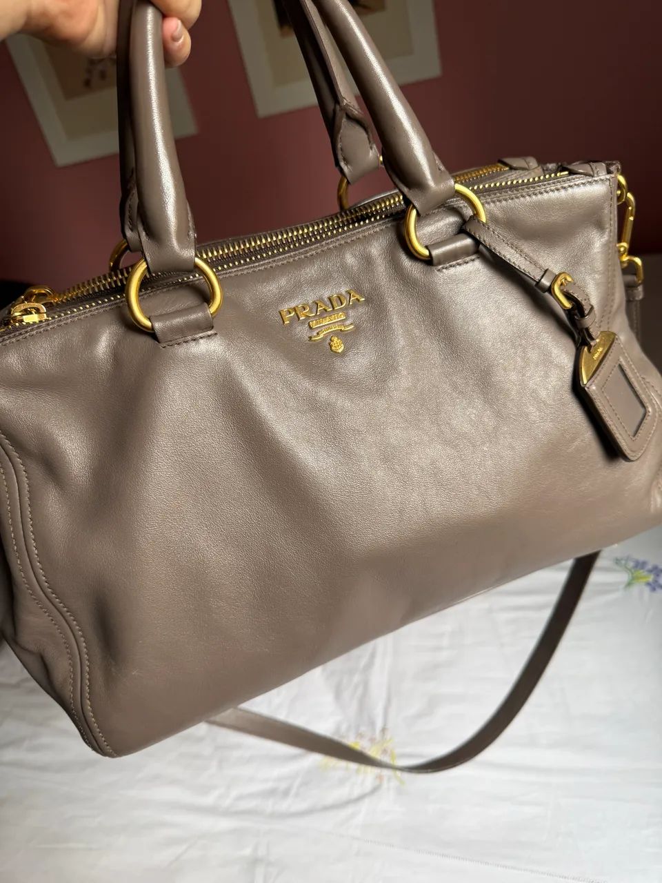 Bolsa Prada cor fendi  - Foto 4