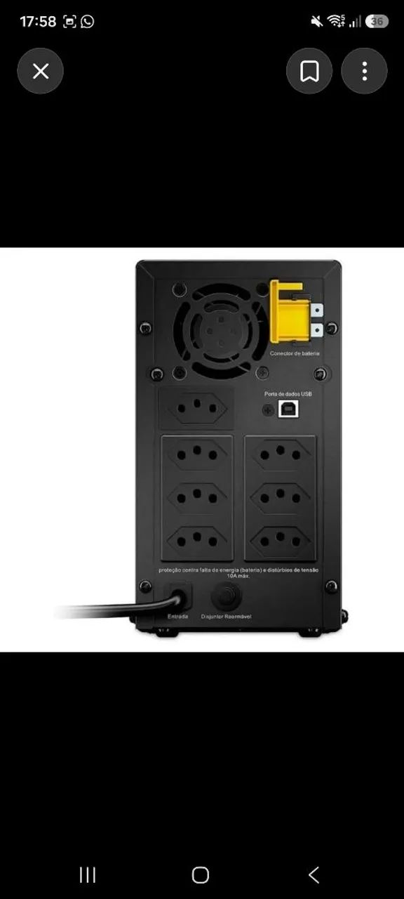 Nobreak APC Back-UPS 2.200 VA - Foto 2