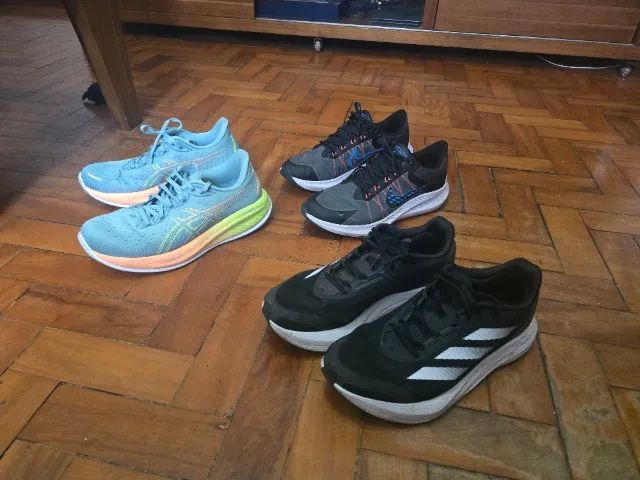 Tênis Adidas, Nike e Asics - Foto 3