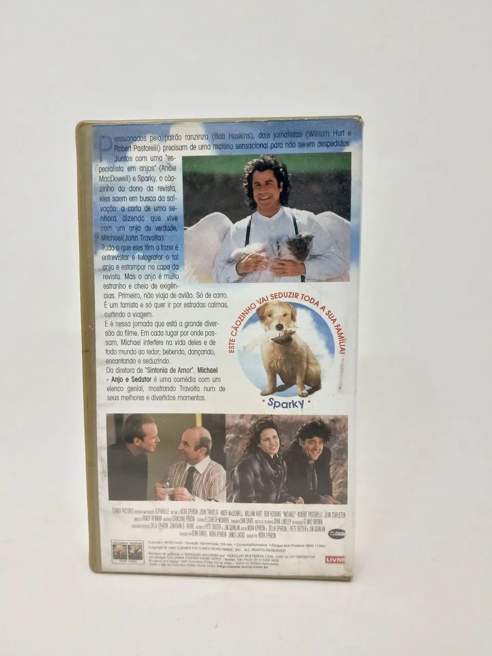Raro VHS com o filme Michael Anjo e Sedutor com John Travolta  - Foto 4