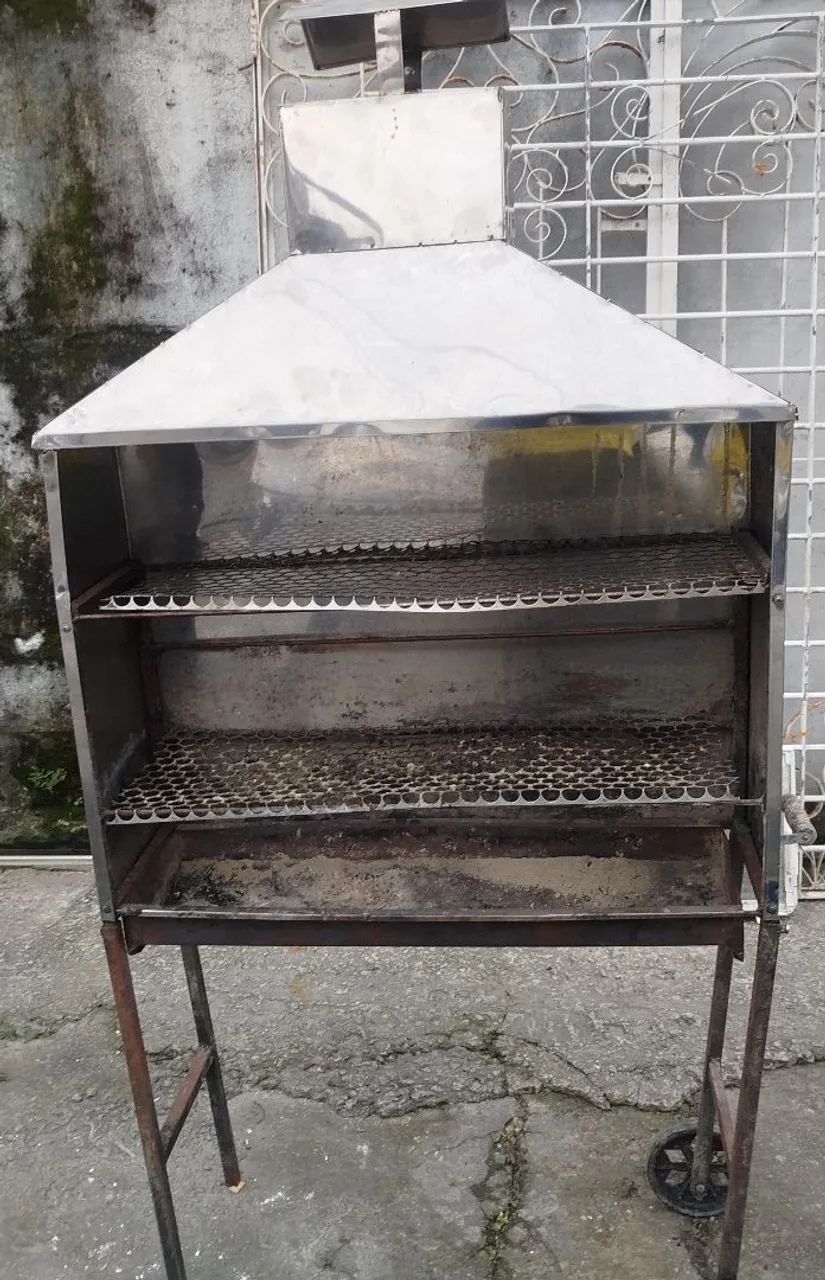 Churrasqueira retrátil fácil de se utilizar  - Foto 4