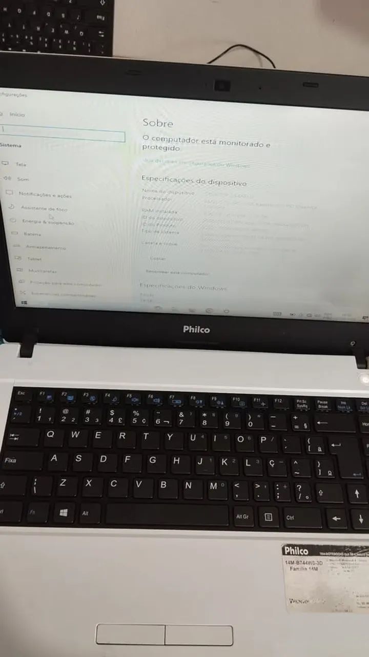 Preço do anuncio Notebook Philco  Processador AMD C-70 4GB Memória RAM - Foto 3