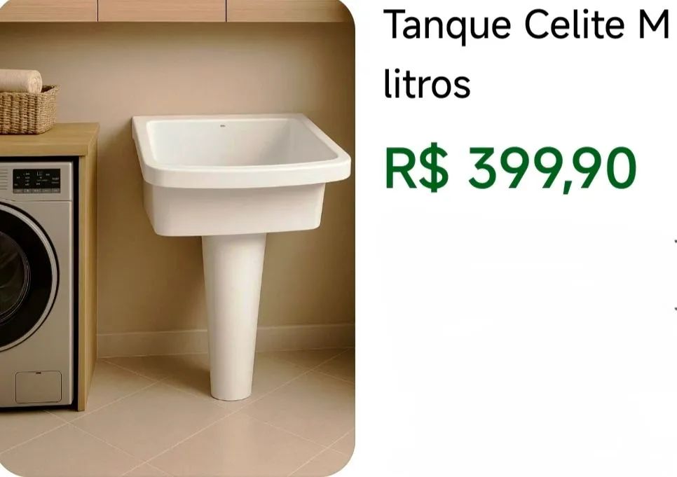 Tanque de louça 