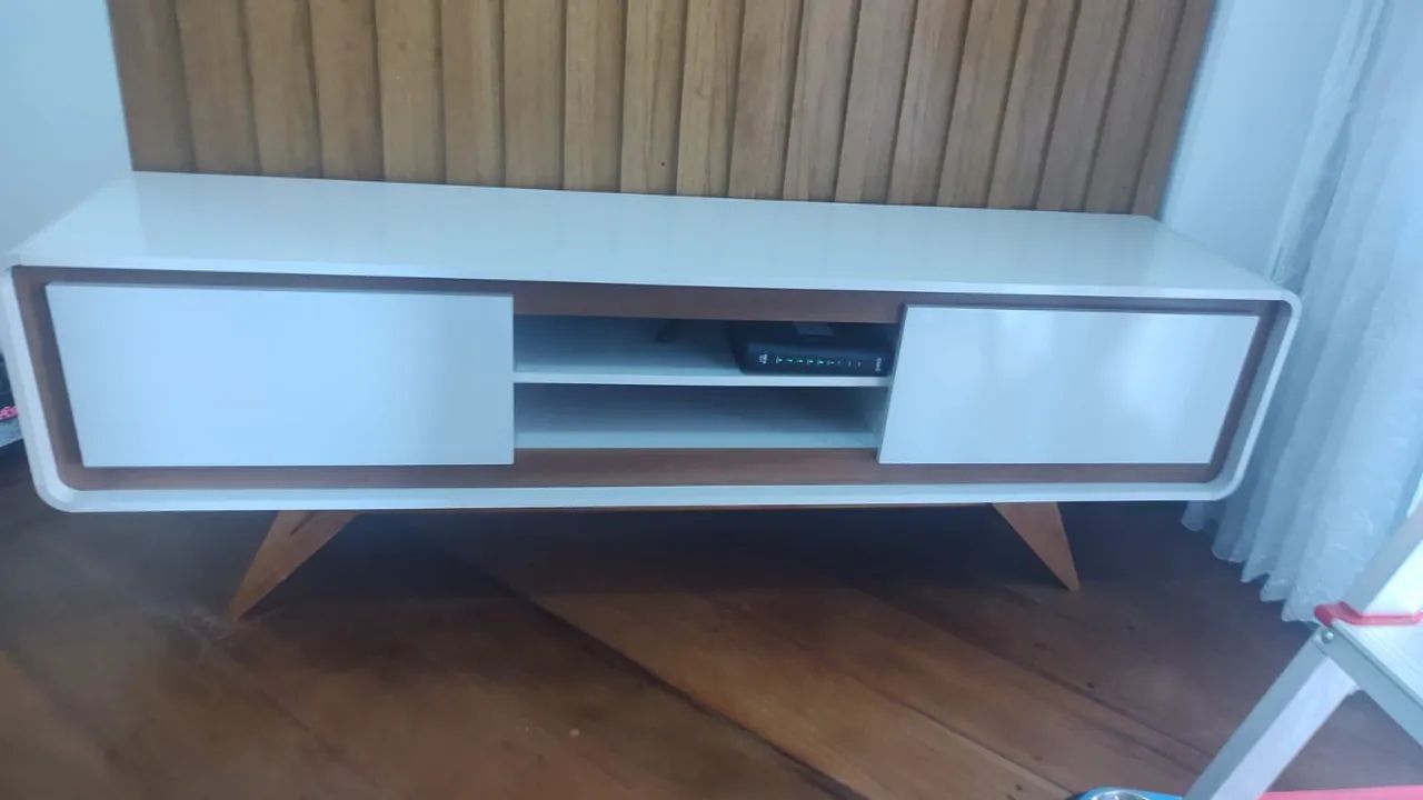 Rack de Madeira com Painel de Madeira - Foto 4