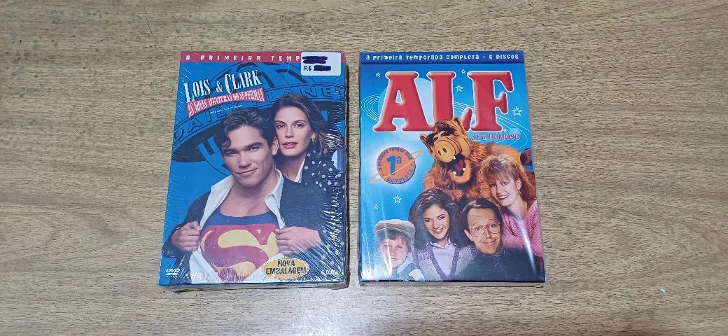 Box DVD Lacrado 1a Temp - Alf, O ETeimoso + Lois & Clark - As