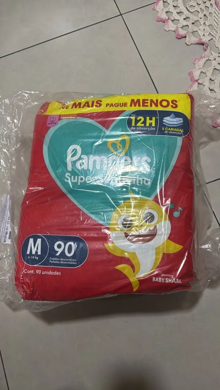 Fraudas Pampers 90 unid