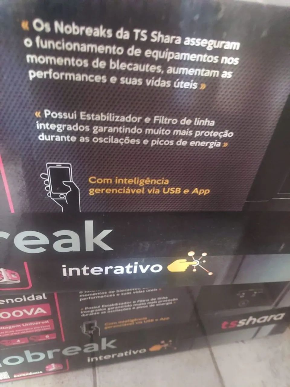 NOBREAK TS SHARA UPS SENOIDAL 2200VA - Foto 2