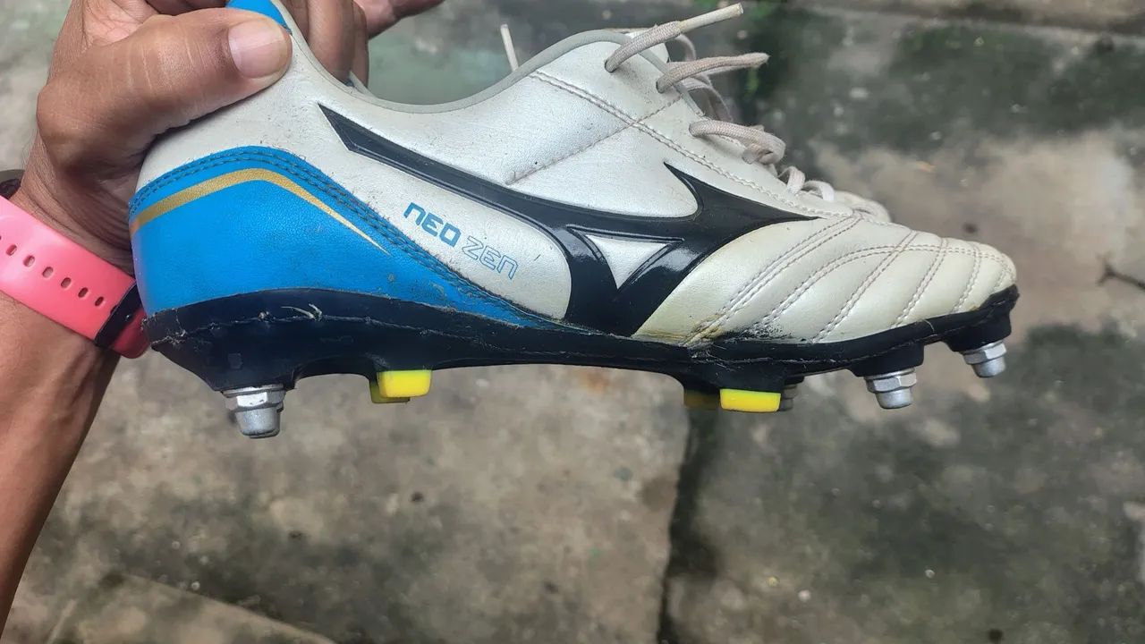 Chuteira Mizuno morelia neo 41 travas mistas - Calçados Esportivos