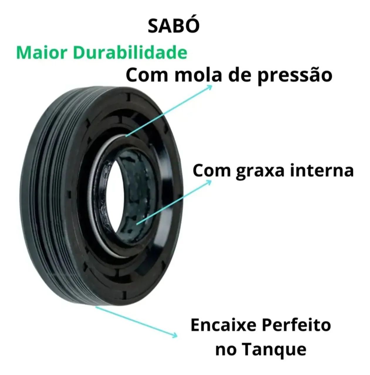 Retentor de máquina de lavar - Foto 2