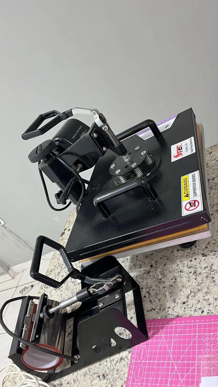 Vendo prensa térmica 8 em 1 + impressora 
