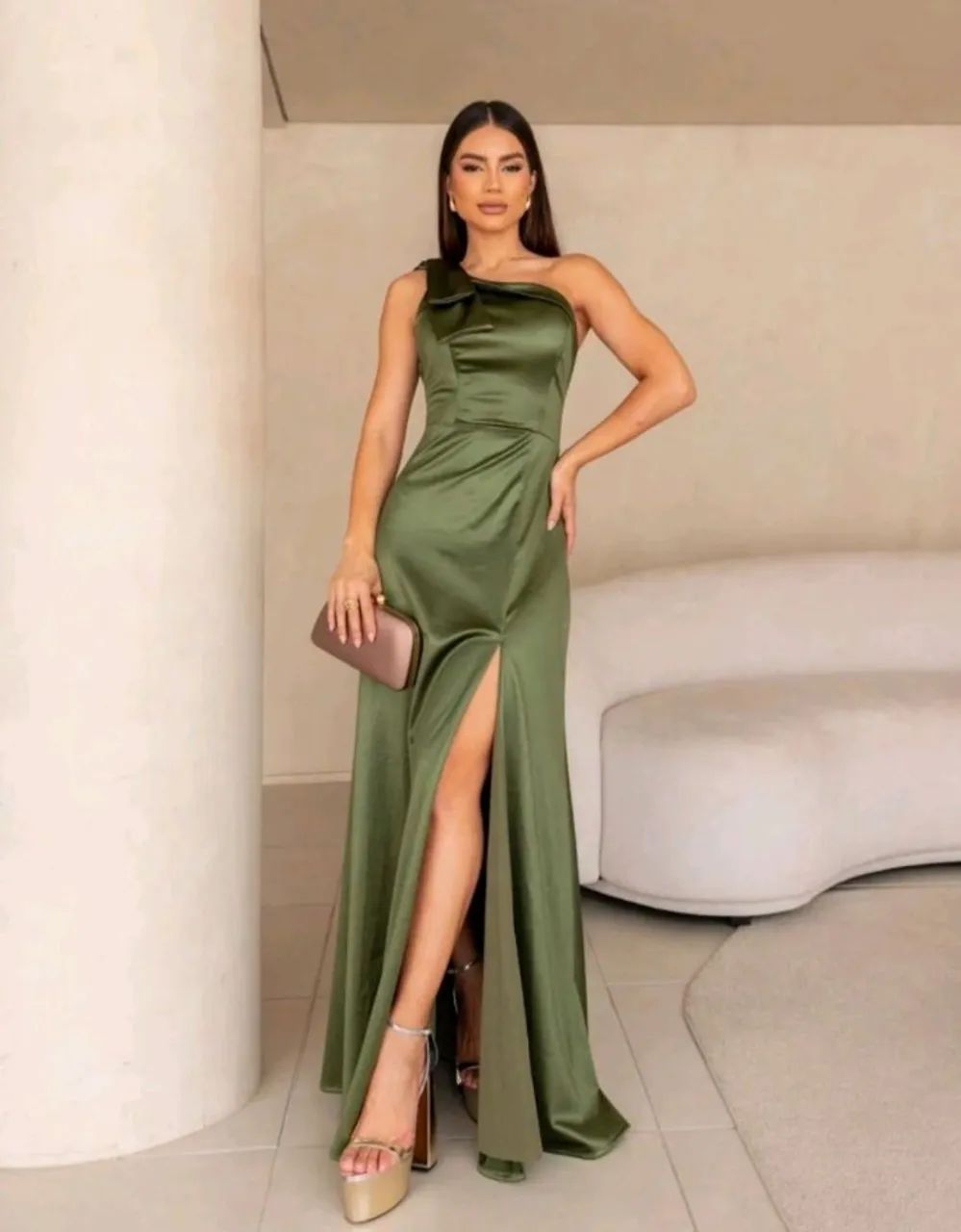 Vestido longo madrinha de casamento