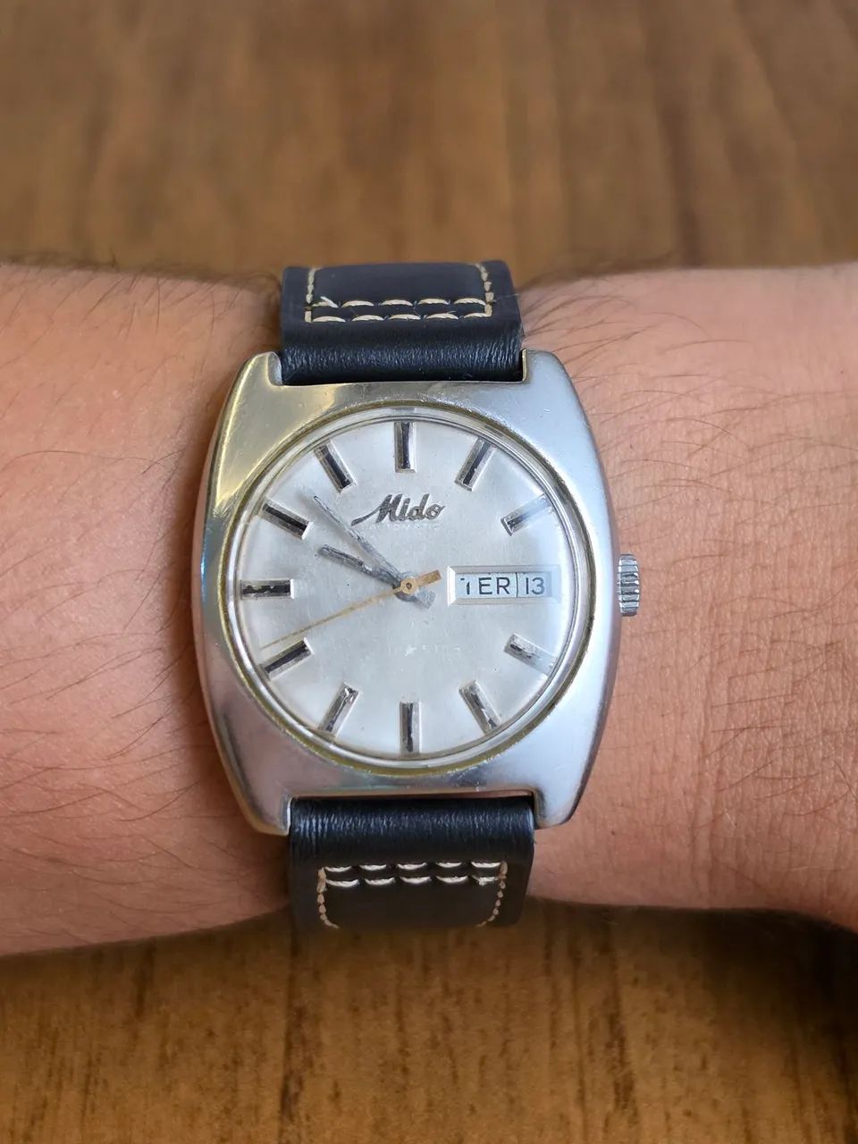 Relógio Mido Automático<br>Funcionando perfeitamente