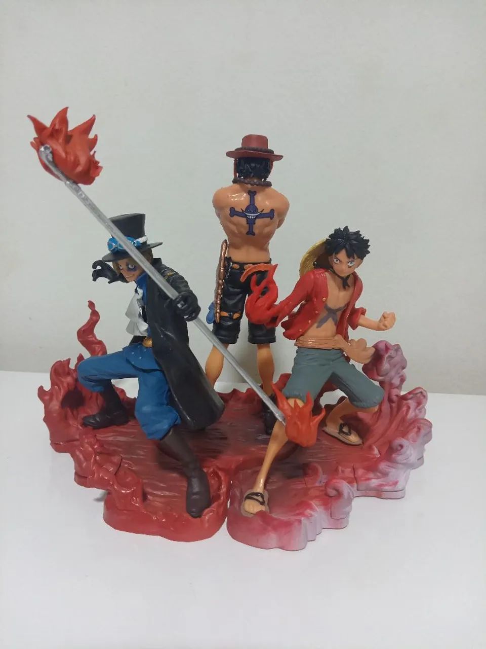 Sabo, Luffy e Ace One Piece Action Figure! 