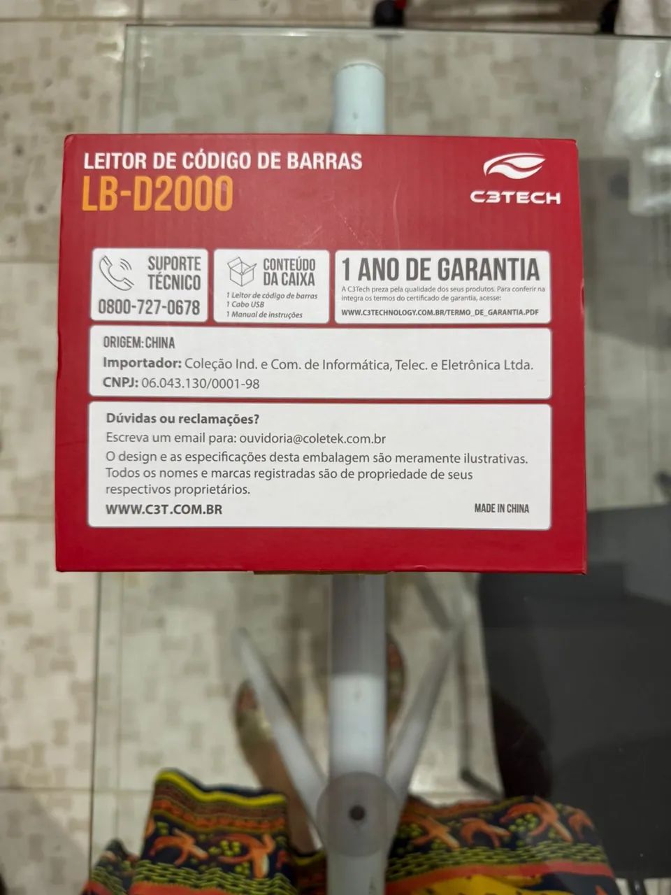 Leitor de código de barras  - Foto 3