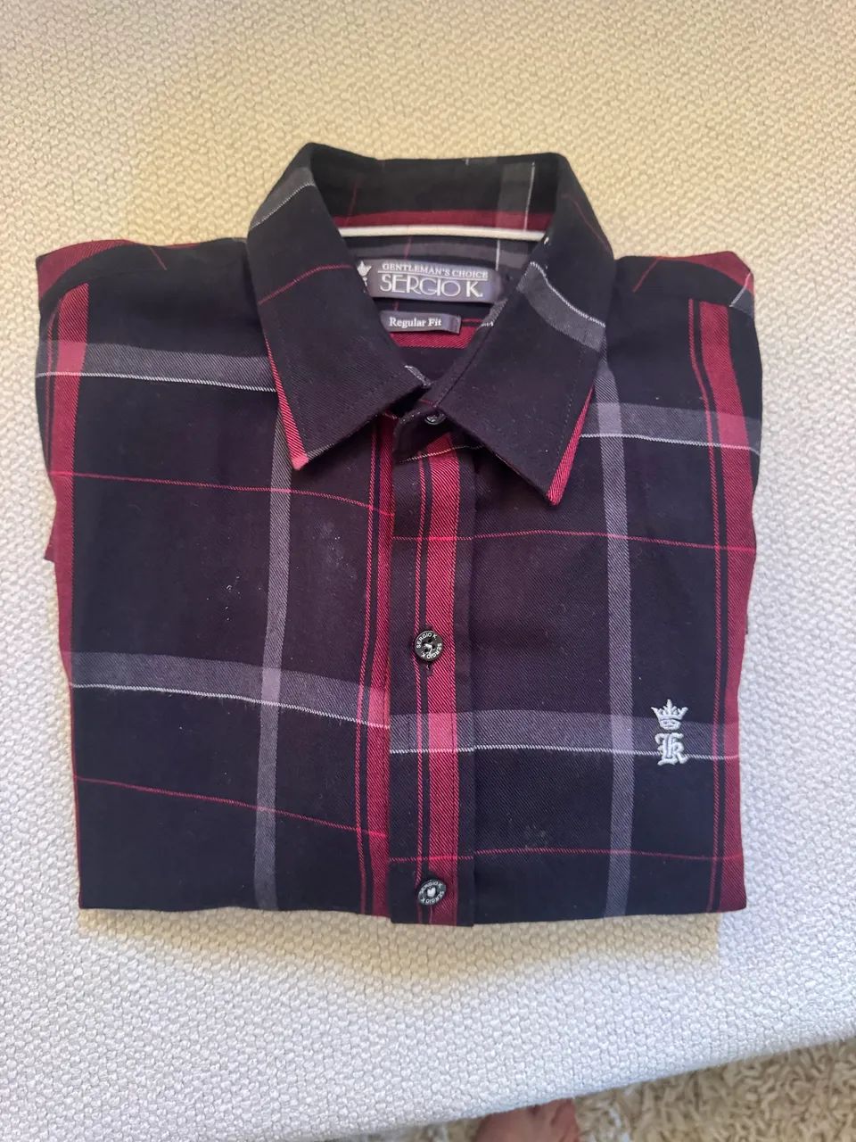 Camisa Sérgio K Xadrez.