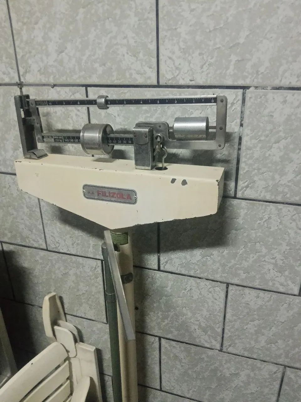 Balança mecânica antropométrica antiga da marca - Foto 4