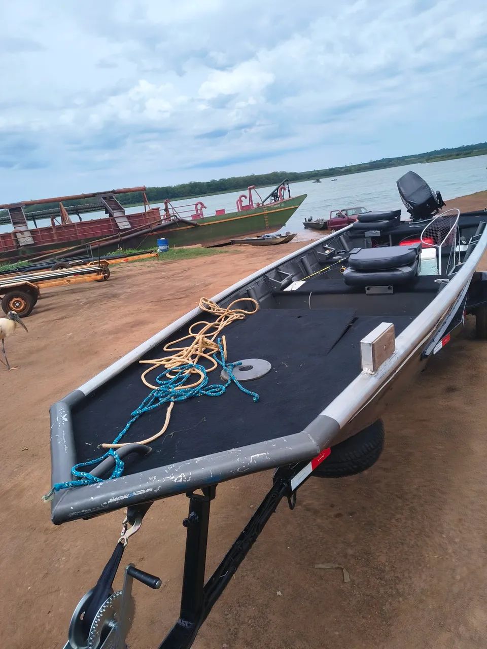 Barco de pesca de alumínio  - Foto 3