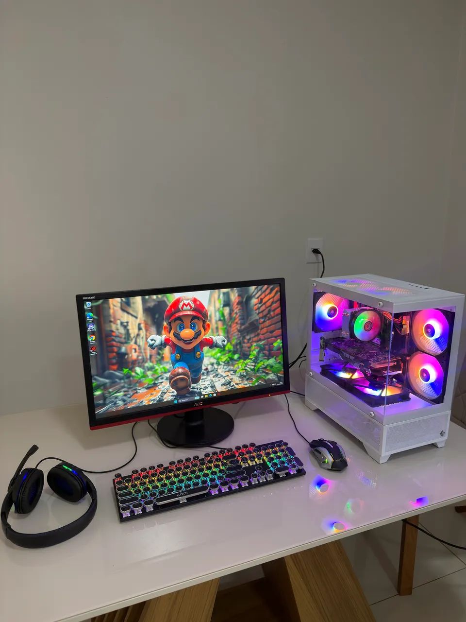Pc gamer Setup Completo Passo cartão  - Foto 4