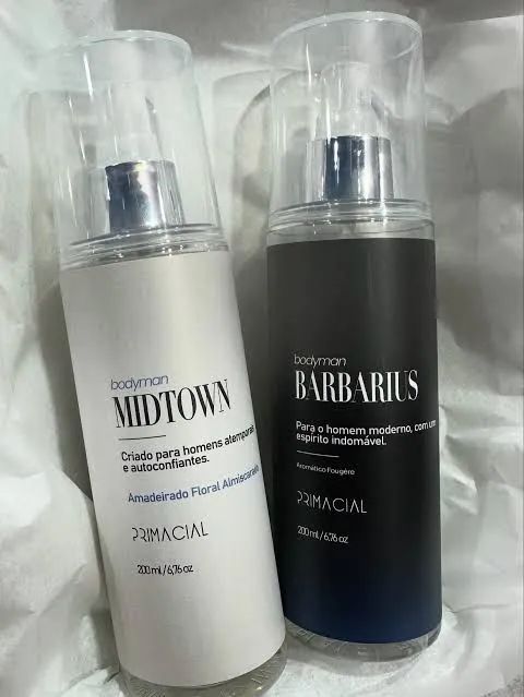 Kit primacial body splash masculino barbarius e midtown - Foto 3
