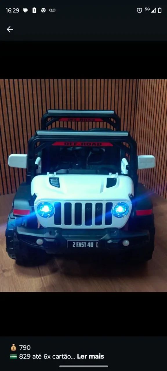 Carinho elétrico 