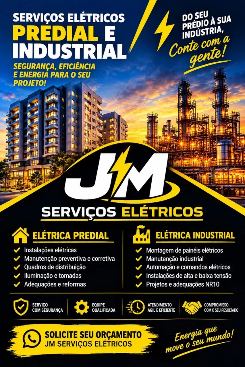 ? JM SERVIÇOS ELÉTRICOS - SOLUÇÕES ELÉTRICAS PREDIAIS E INDUSTRIAIS