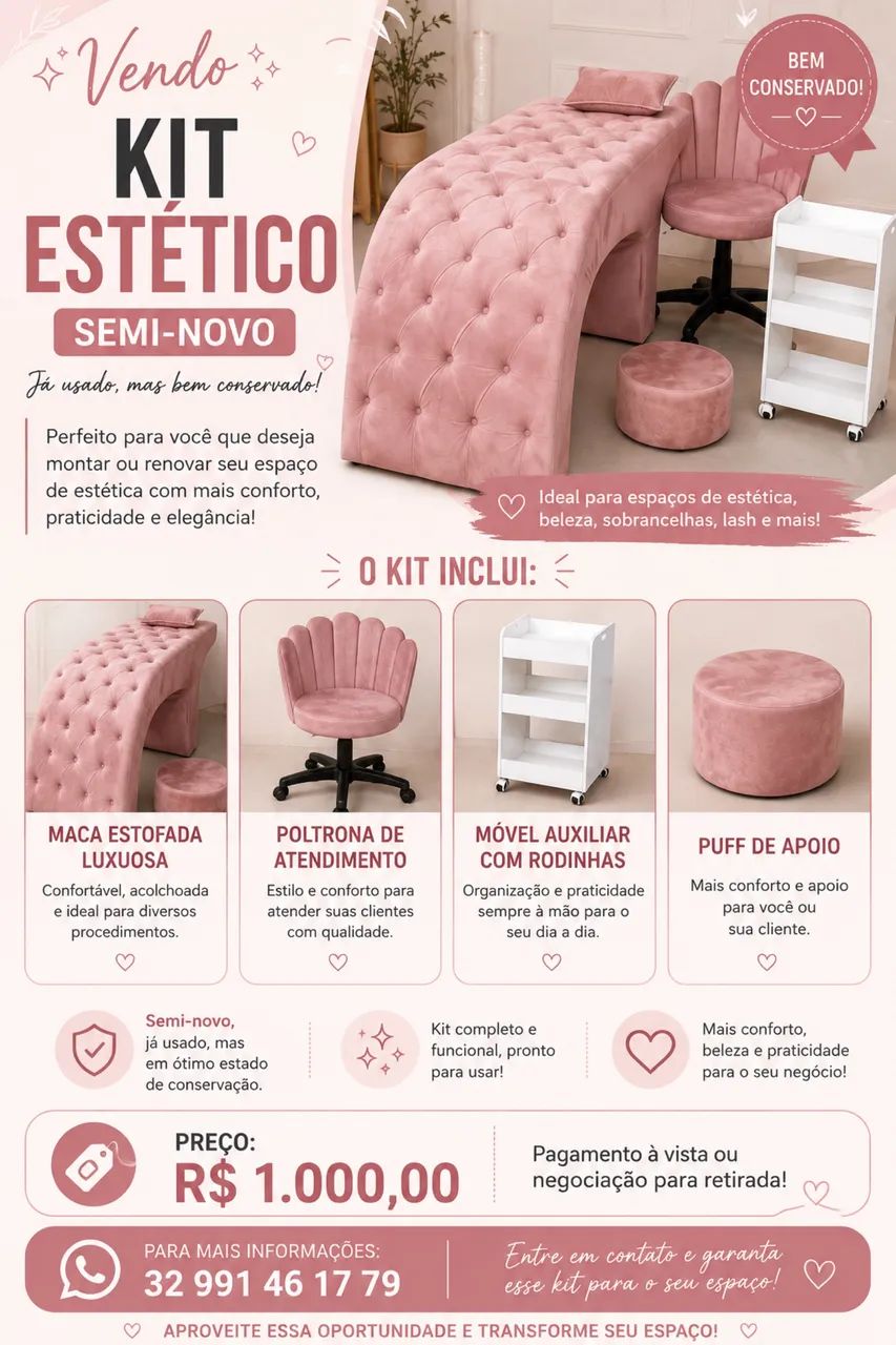 Vende se kit estético 