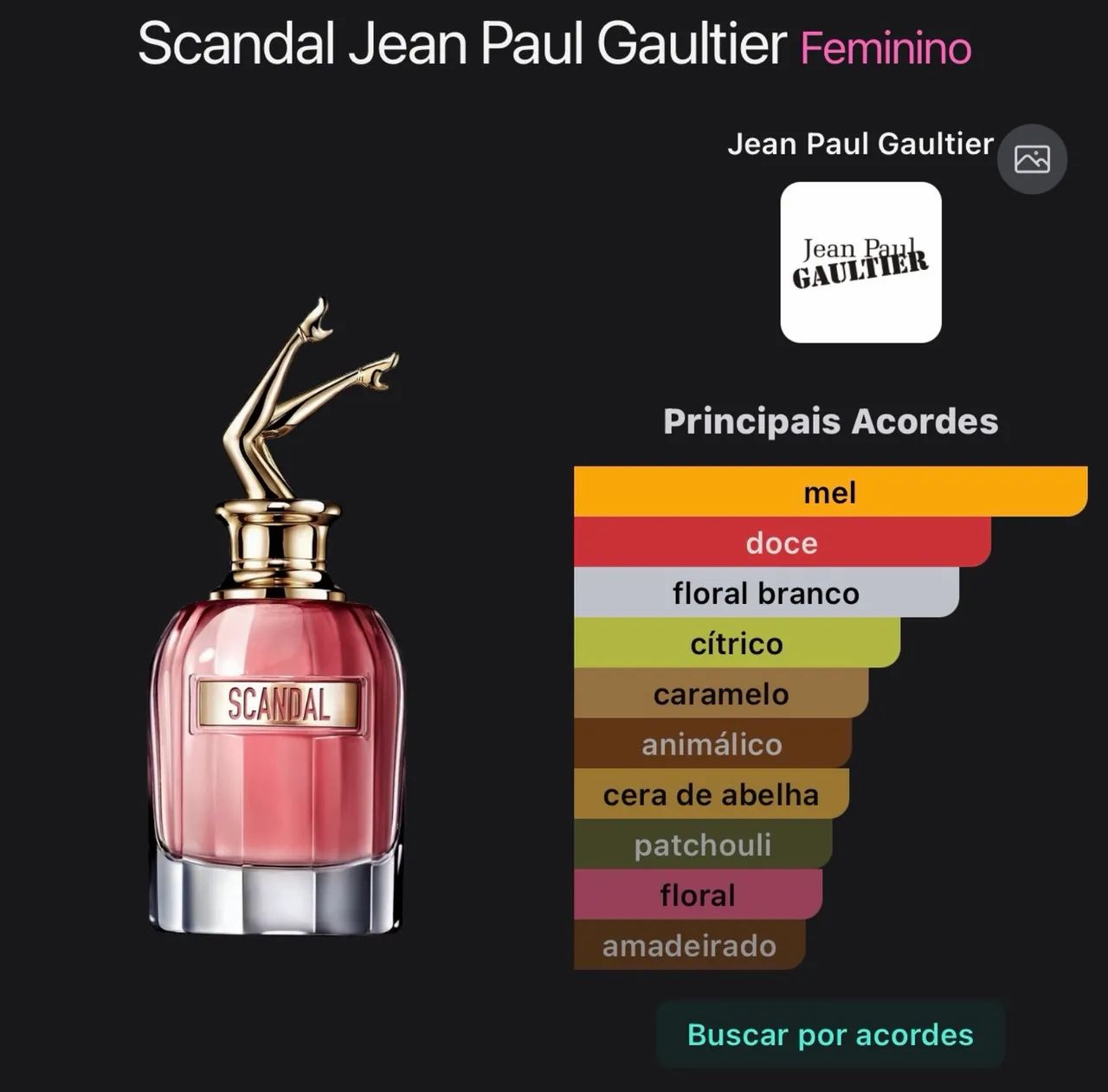Perfume Scandal Feminino 80ml Tester - Foto 3