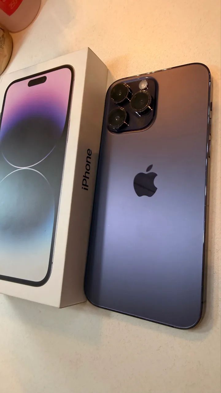 iPhone 14 Pro Max - 256GB - Roxo- Único Dono - Perfeito! - Foto 2
