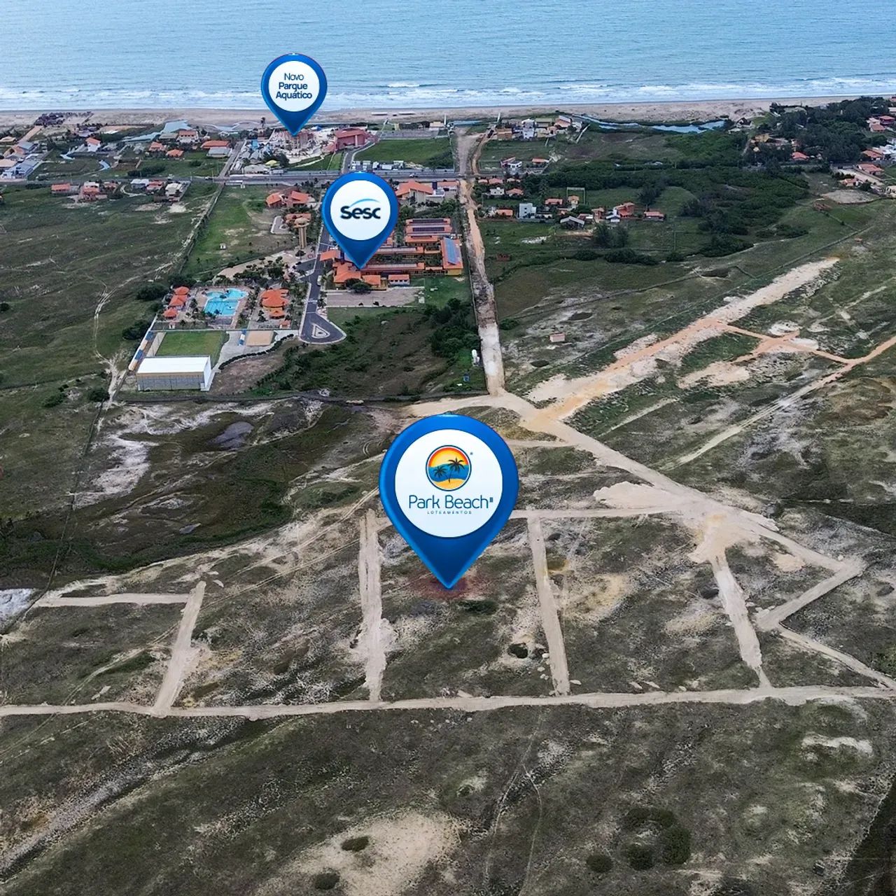 Lancamneto Na Praia De Luis Correia Loteamento  Parque Beach Atras Do Sesc Praia Parcelas  - Foto 3