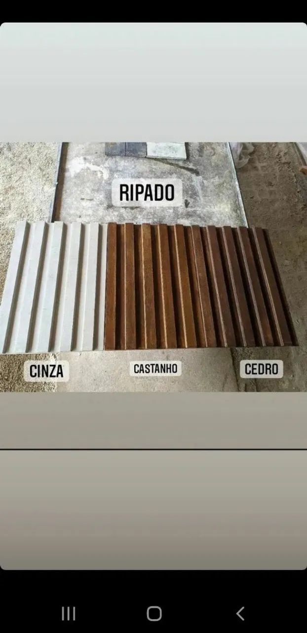 Revestimento ripado cinza  - Foto 3