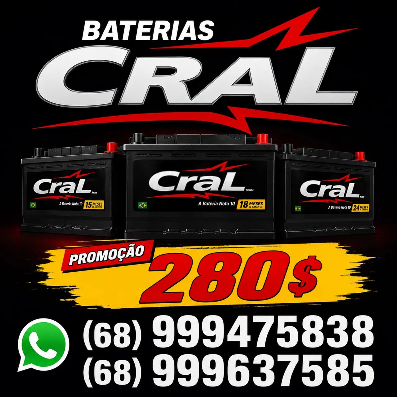 Baterias 60Ah - sos 24h