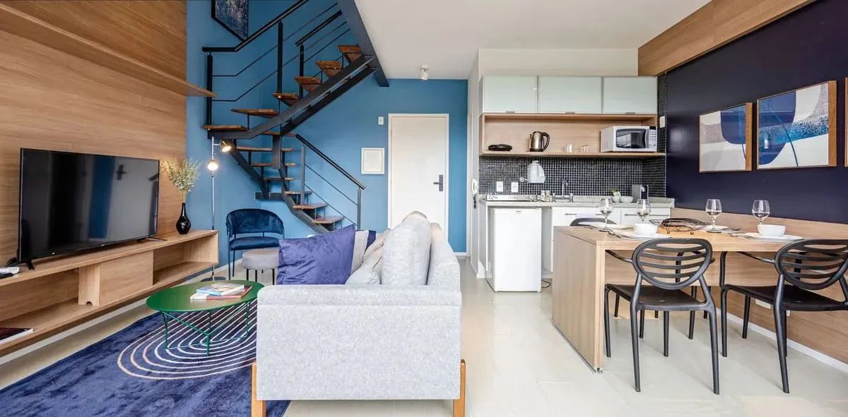 Apartamento com 1 Quarto para alugar, 60m² - Brooklin