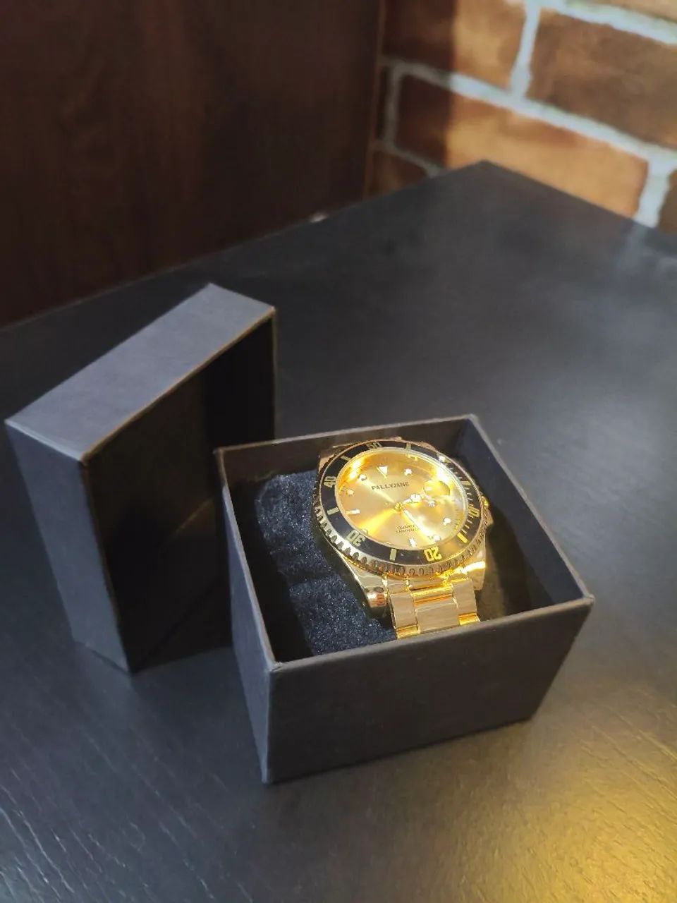 Relógio Dourado PallyJane Moderno  - Foto 2