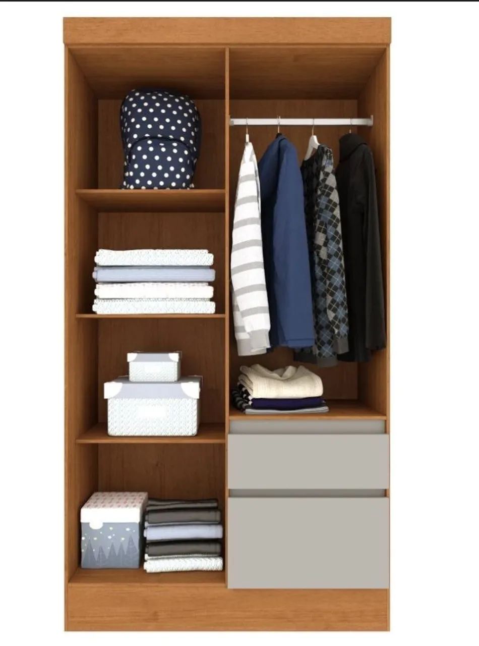 Guarda-roupa espaçoso solteiro tcil - Foto 3