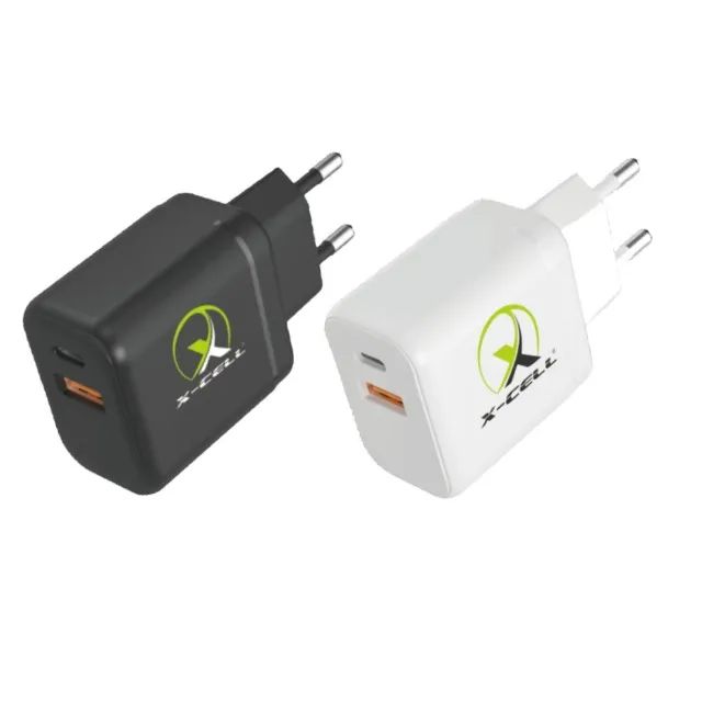 Carregador de Celular Type-c e USB 40W