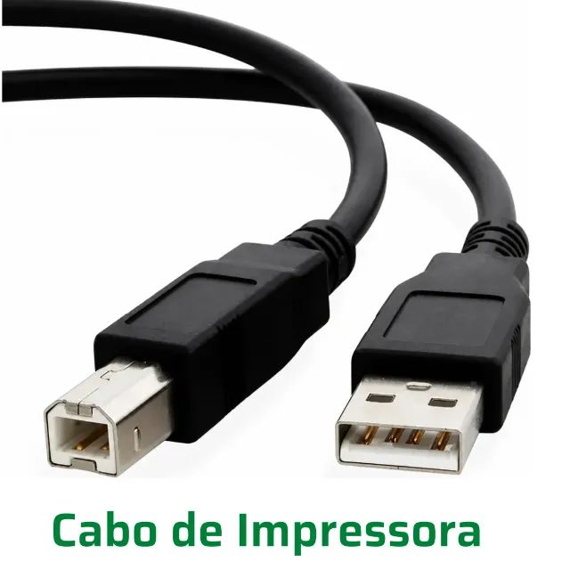 Cabo USB para impressora