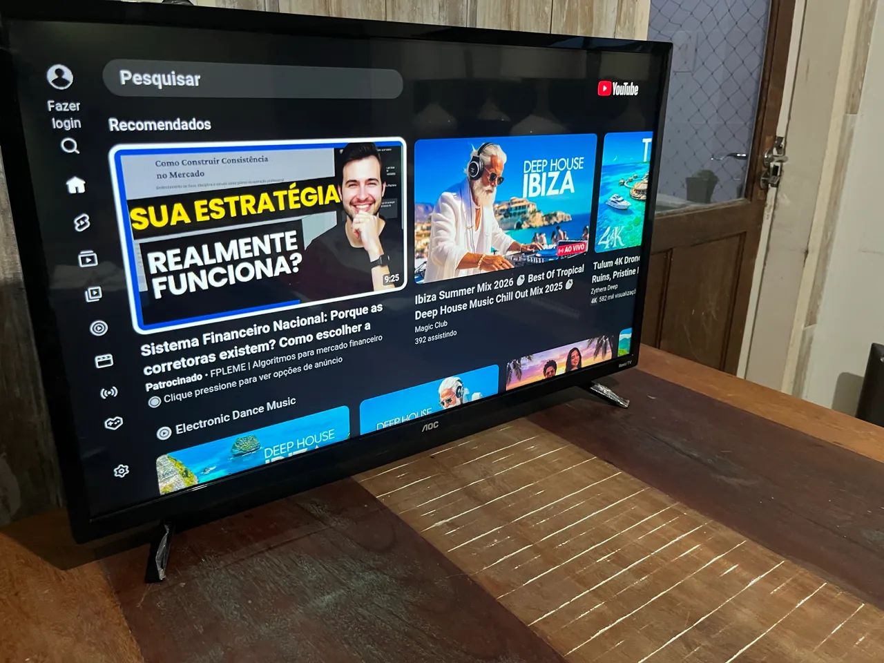 Smart tv AOC 32 pega todos os aplicativos e Spotify  - Foto 3