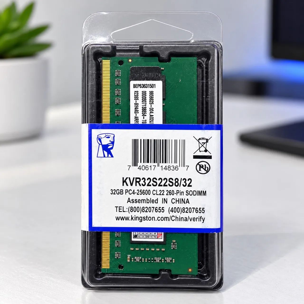 Memória 32gb DDR4 Kingston