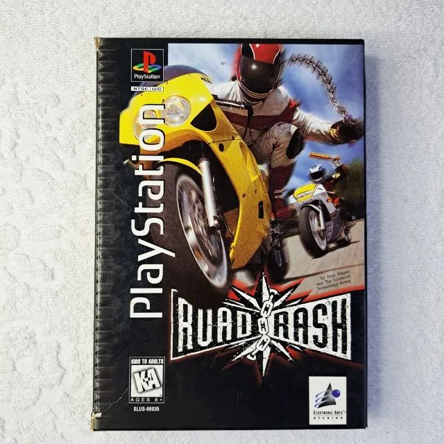 Road Rash Original Longbox Americano - Completo Ps1 - Playstation 1
