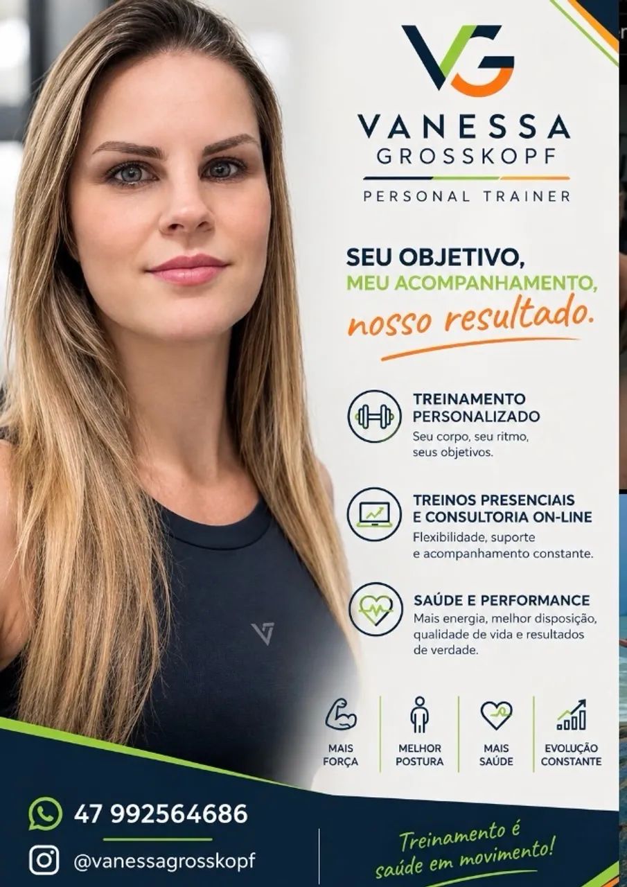 Personal Trainer Presencial e Consultoria On-line 