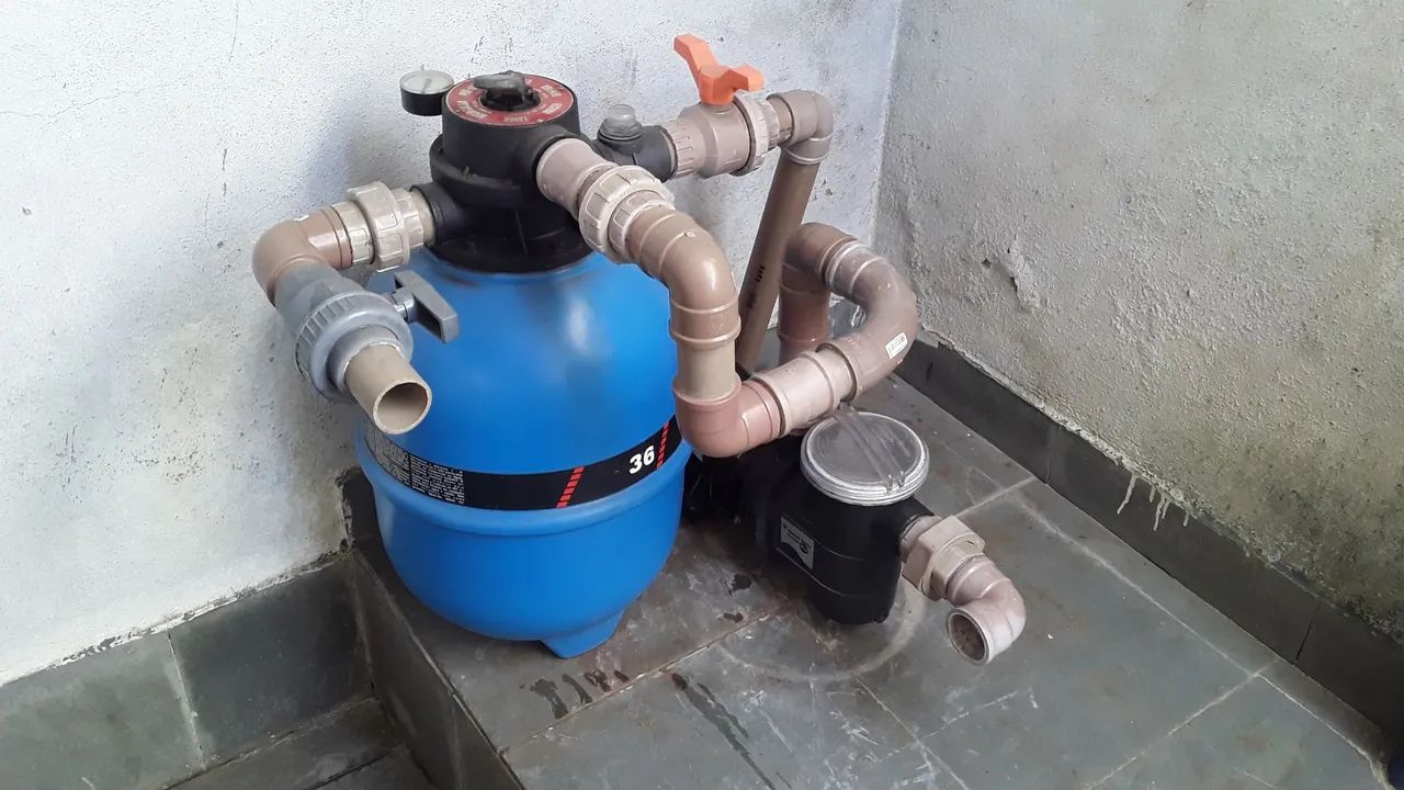 Bomba e filtro para piscinas  - Foto 4
